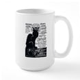 thumbnail image 1 of CafePress - Chat Noir Cat Mug - 15 oz Ceramic Large White Novelty Mug, 1 of 6