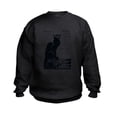 thumbnail image 1 of CafePress - Chat Noir Cat Sweatshirt - Kids Sweatshirt, Youth Crew Neck Sweatshirt, 1 of 4