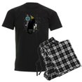 thumbnail image 1 of CafePress - Chat Noir New Years Party Cou Men's Light Pajamas - Men's Dark Loose Fit Cotton Pajama Set, 1 of 7