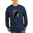 thumbnail image 1 of CafePress - Chat Noir New Years Party Coun Long Sleeve T Shirt - Long Sleeve Dark T-Shirt, 1 of 4