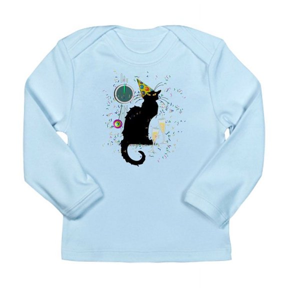 CafePress - Chat Noir New Years Party Coun Long Sleeve T Shirt - Long Sleeve Infant T-Shirt