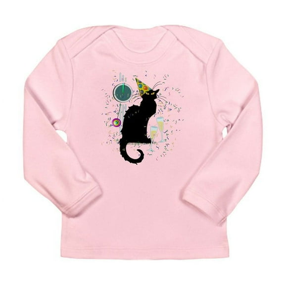 CafePress - Chat Noir New Years Party Coun Long Sleeve T Shirt - Long Sleeve Infant T-Shirt