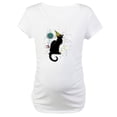thumbnail image 1 of CafePress - Chat Noir New Years Party Countd Maternity T Shirt - Cotton Maternity T-shirt, Cute & Funny Pregnancy Tee, 1 of 4