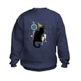 thumbnail image 1 of CafePress - Chat Noir New Years Party Countdow Kids Sweatshirt - Kids Sweatshirt, Youth Crew Neck Sweatshirt, 1 of 4