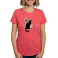 thumbnail image 1 of CafePress - Chat Noir New Years Party Countdown Light T Shirt - Womens Tri-blend T-Shirt, 1 of 4