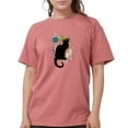 thumbnail image 1 of CafePress - Chat Noir New Years Party Countdown T Shirt - Womens Comfort Colors® Shirt, 1 of 4