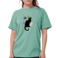 thumbnail image 1 of CafePress - Chat Noir New Years Party Countdown T Shirt - Womens Comfort Colors® Shirt, 1 of 4