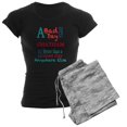 thumbnail image 1 of CafePress - Chatham Pajamas - Women's Short Sleeve Print T-Shirt and Pants Dark Cotton Pajama Set, 1 of 7