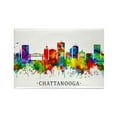 thumbnail image 1 of CafePress - Chattanooga Tennessee Skyline Magnets - Rectangle Magnet, 2"x3" Refrigerator Magnet, 1 of 3
