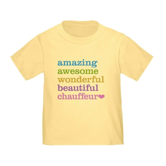 CafePress - Chauffeur T Shirt - Cute Toddler T-Shirt, 100% Cotton