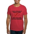 thumbnail image 1 of CafePress - Check Liver Light Dark T Shirt - Men's Classic Graphic Cotton T-Shirt, 1 of 4