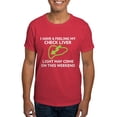 thumbnail image 1 of CafePress - Check Liver Light Dark T Shirt - Men's Classic Graphic Cotton T-Shirt, 1 of 4