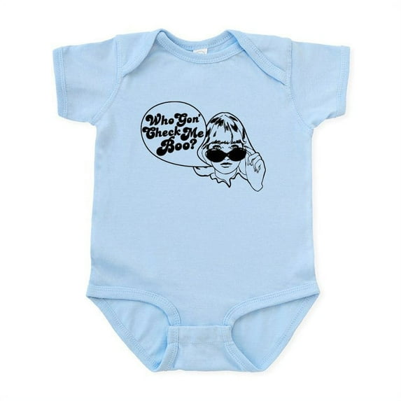 CafePress - Check Me Boo Infant Bodysuit - Baby Light Bodysuit, Size Newborn - 24 Months