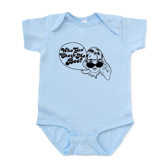 CafePress - Check Me Boo Infant Bodysuit - Baby Light Bodysuit, Size Newborn - 24 Months
