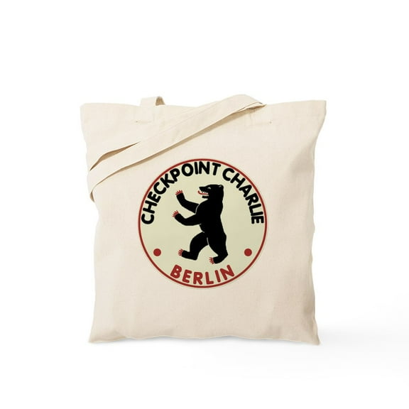CafePress - Checkpoint Charlie Tote Bag - Unisex Canvas Tote Bag, Beige, 1-Piece