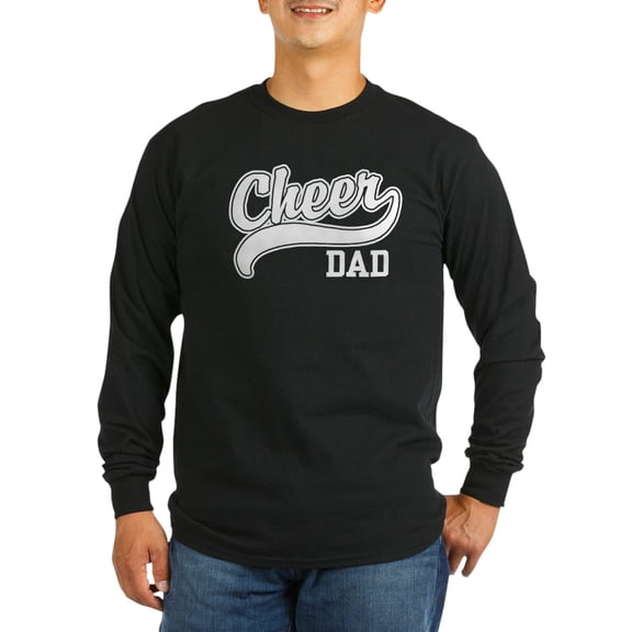 CafePress - Cheer Dad Long Sleeve Dark T Shirt - Long Sleeve Dark T-Shirt