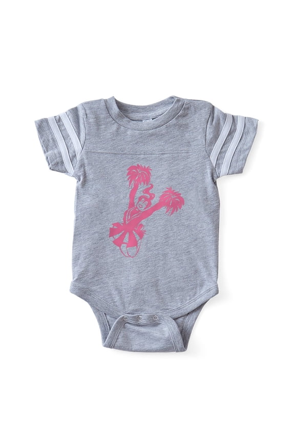 - Cheerleader - Cute Infant Baby Football Bodysuit