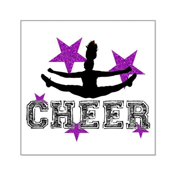 CafePress - Cheerleader Sticker - Square Sticker 3" x 3"
