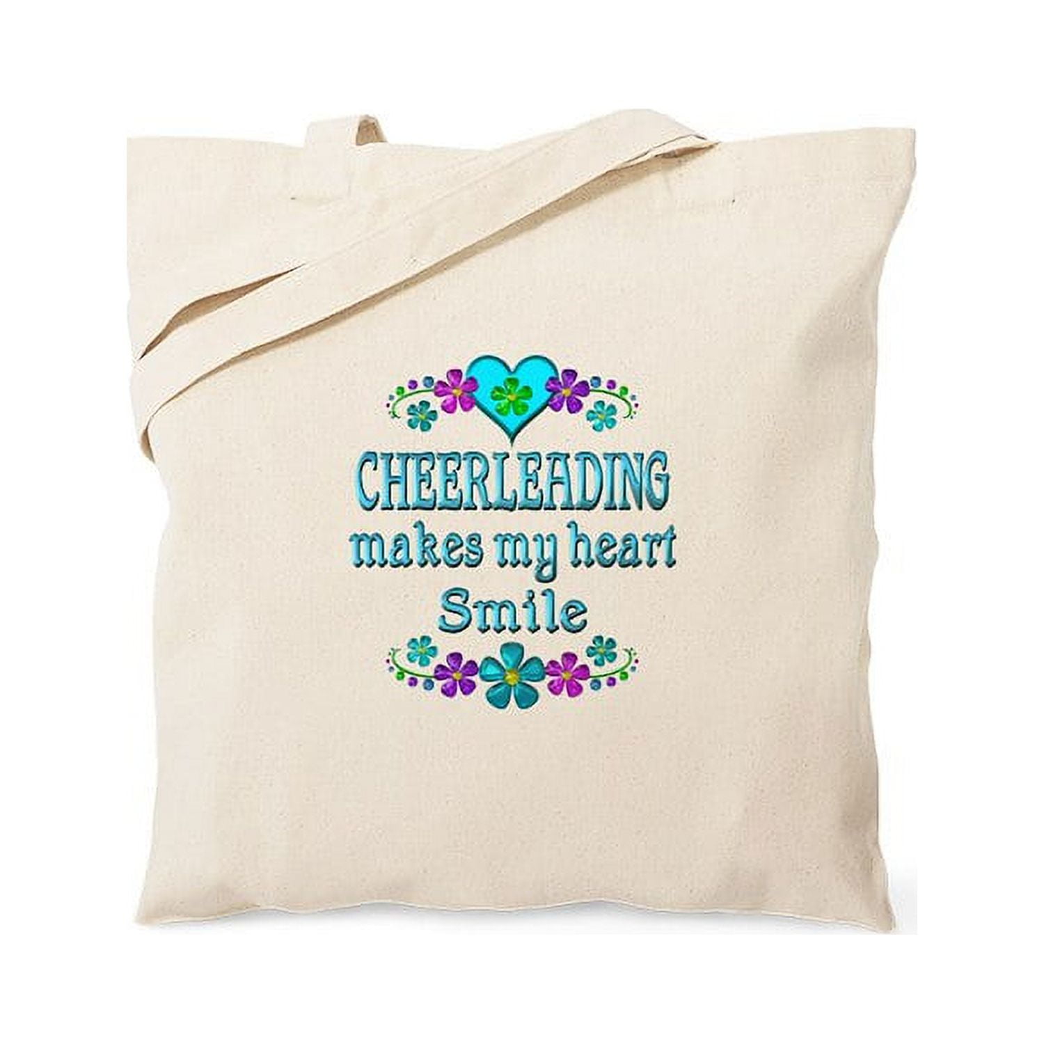 CafePress - Cheerleading Smiles Tote Bag - Natural Canvas Tote Bag ...