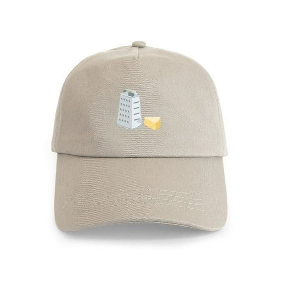 CafePress - Cheese Grater - Adjustable 100% Brushed Unisex Casual Cotton Baseball Cap, Beige, 1