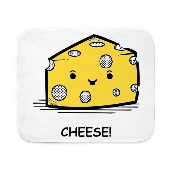 CafePress - Cheese - Sherpa Fleece Throw Blanket 60" x 50"
