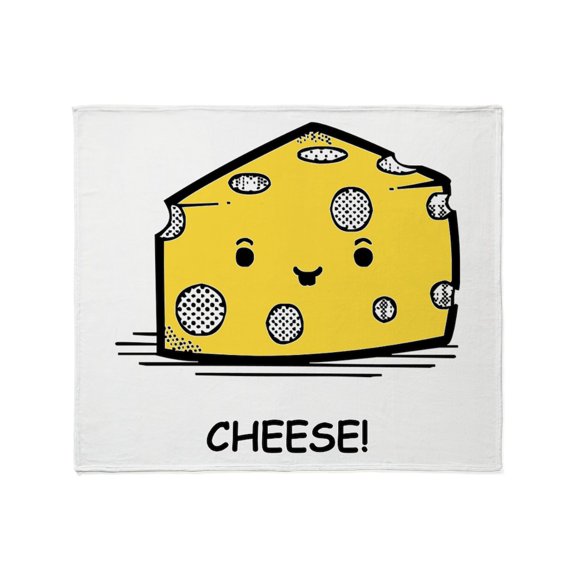 CafePress - Cheese Throw Blanket - Soft Fleece Throw Blanket, 50"x60" for All Ages
