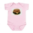thumbnail image 1 of CafePress - Cheeseburger Love Infant Bodysuit - Baby Light Bodysuit, Size Newborn - 24 Months, 1 of 4