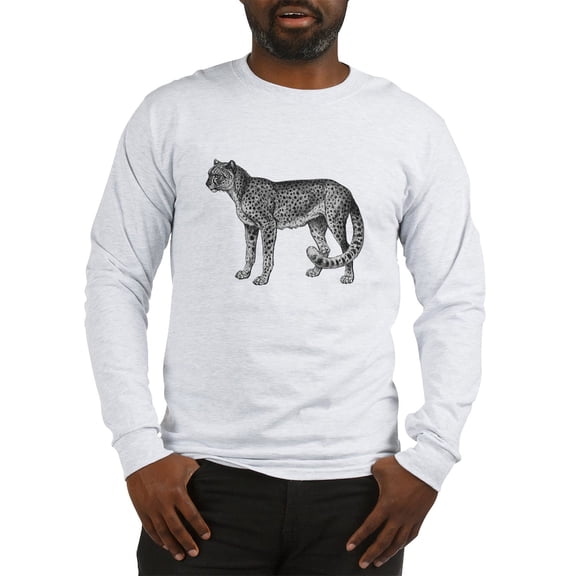 CafePress - Cheetah Long Sleeve T Shirt - Unisex Cotton Long Sleeve T-Shirt