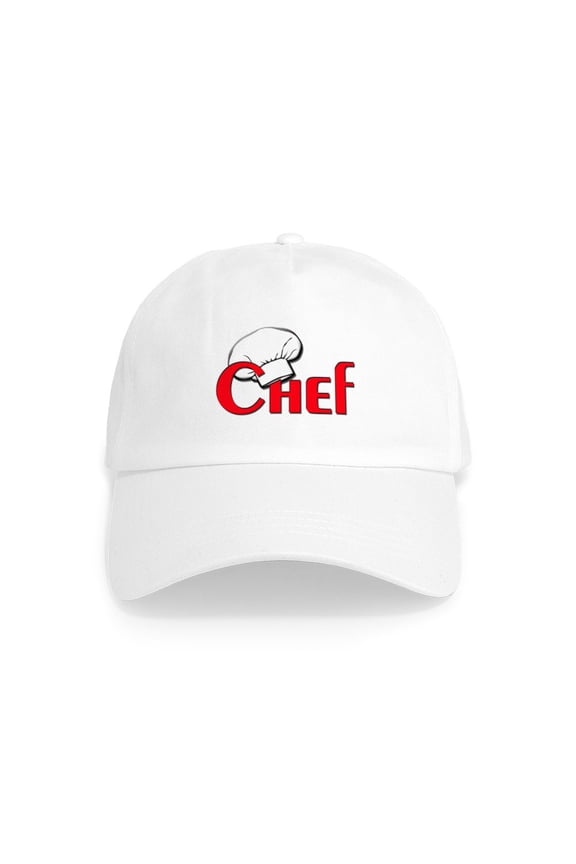 - Chef Cap - Adjustable 100% Brushed Unisex Casual Cotton Baseball Cap, Beige, 1