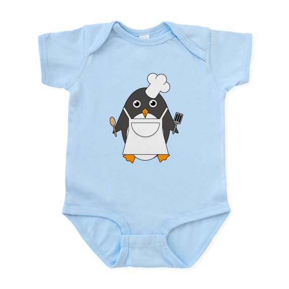 CafePress - Chef Penguin - Baby Light Bodysuit, Size Newborn - 24 Months
