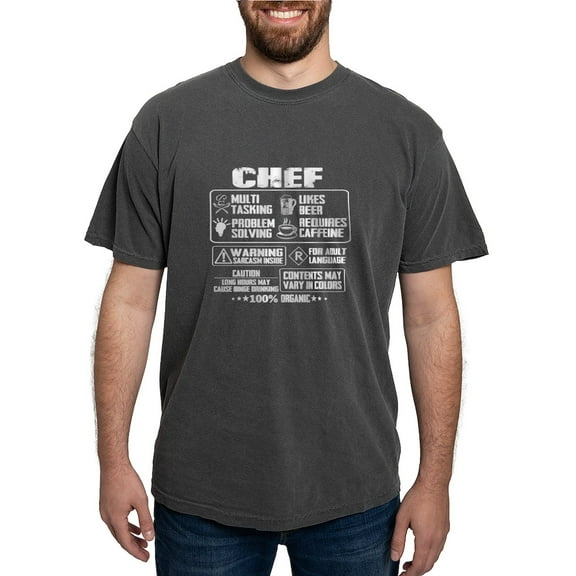 CafePress - Chef T Shirt T Shirt - Mens Comfort Colors Shirt