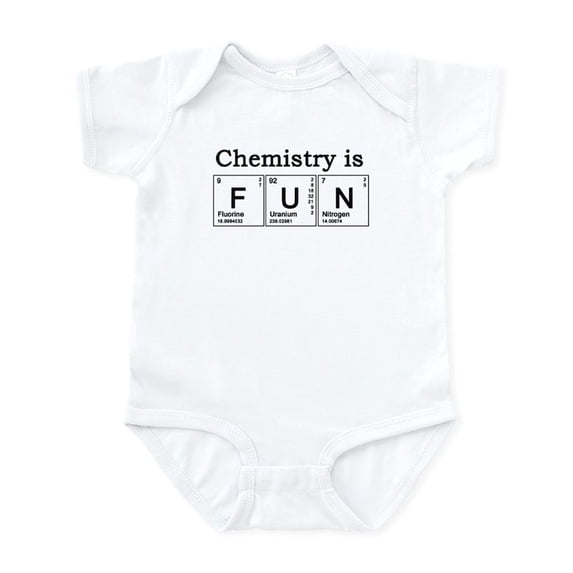 CafePress - Chemistry Fun Infant Bodysuit - Baby Light Bodysuit, Size Newborn - 24 Months