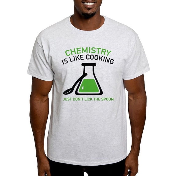 CafePress - Chemistrylikecooking1f Men's Value T Shirt - Light T-Shirt - CP