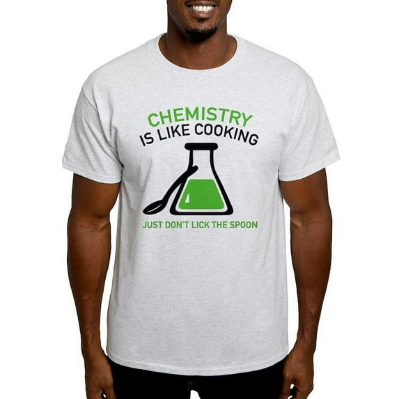 CafePress - Chemistrylikecooking1f Men's Value T Shirt - Light T-Shirt - CP