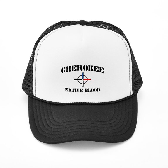 CafePress - Cherokee - Adjustable Unisex Printed Trucker Hat with Mesh Back