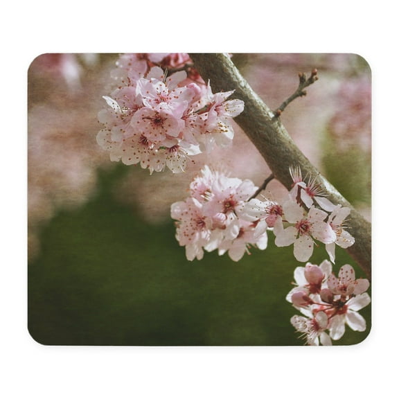 CafePress - Cherry Blossom Flowers Mousepad - Non-slip Rubber Mousepad, Gaming Mouse Pad