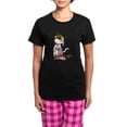 thumbnail image 1 of CafePress - Cherry Blossom Geisha Kitty Pajamas - Women's Short Sleeve Print T-Shirt and Pants Dark Cotton Pajama Set, 1 of 7