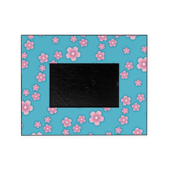 CafePress - Cherry Blossoms Blue Pattern - Decorative 8x10 Picture Frame