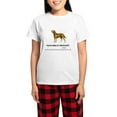 thumbnail image 1 of CafePress - Chesapeake Bay Retriever Quote Pajamas - Women's Short Sleeve Print T-Shirt and Pants Light Cotton Pajama Set, 1 of 7
