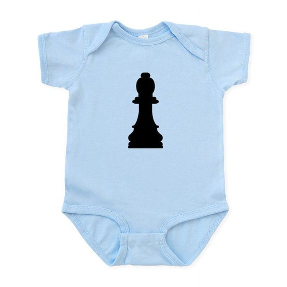 CafePress - Chess Bishop Infant Bodysuit - Baby Light Bodysuit, Size Newborn - 24 Months