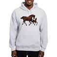 thumbnail image 1 of CafePress - Chestnut Mare And Foal Hooded Sweatshirt - Pullover Hoodie, Hooded Sweatshirt, 1 of 3