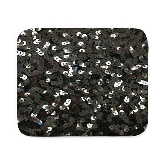 CafePress - Chic Glitter Black Sequins Sherpa Fleece Throw Bla - Sherpa Fleece Throw Blanket 60" x 50"