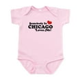 thumbnail image 1 of CafePress - Chicago Body Suit - Baby Light Bodysuit, Size Newborn - 24 Months, 1 of 4