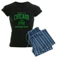 thumbnail image 1 of CafePress - Chicago Drinking Women's Dark Pajamas - Women's Short Sleeve Print T-Shirt and Pants Dark Cotton Pajama Set, 1 of 7