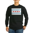 thumbnail image 1 of CafePress - Chicago Flag Long Sleeve T Shirt - Long Sleeve Dark T-Shirt, 1 of 4