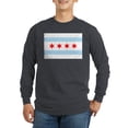 thumbnail image 1 of CafePress - Chicago Flag Long Sleeve T Shirt - Long Sleeve Dark T-Shirt, 1 of 4