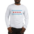 thumbnail image 1 of CafePress - Chicago Flag Long Sleeve T Shirt - Unisex Cotton Long Sleeve T-Shirt, 1 of 4
