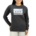 thumbnail image 1 of CafePress - Chicago Flag Long Sleeve T Shirt - Women's Long Sleeve Graphic Tee Casual Fit, 1 of 4