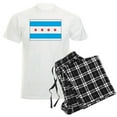 thumbnail image 1 of CafePress - Chicago Flag Men's Light Pajamas - Men's Light Loose Fit Cotton Pajama Set, 1 of 7