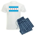 thumbnail image 1 of CafePress - Chicago Flag Men's Light Pajamas - Men's Light Loose Fit Cotton Pajama Set, 1 of 7
